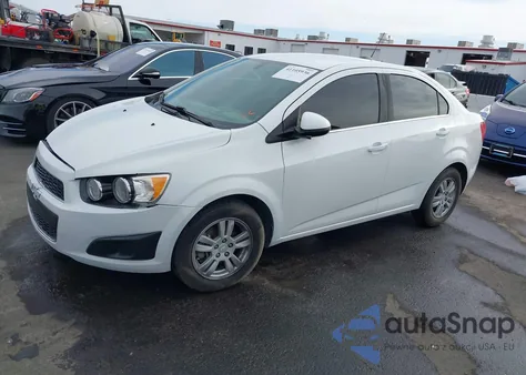 2016 Chevrolet Sonic Lt Auto из США, поврежденный, VIN 1G1JC5SH0G4121926